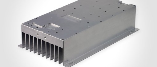 Heat sink milled out of Aluminum 